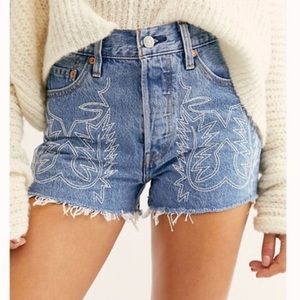 LEVI’S 501 High Waist Del Norte Denim Shorts
